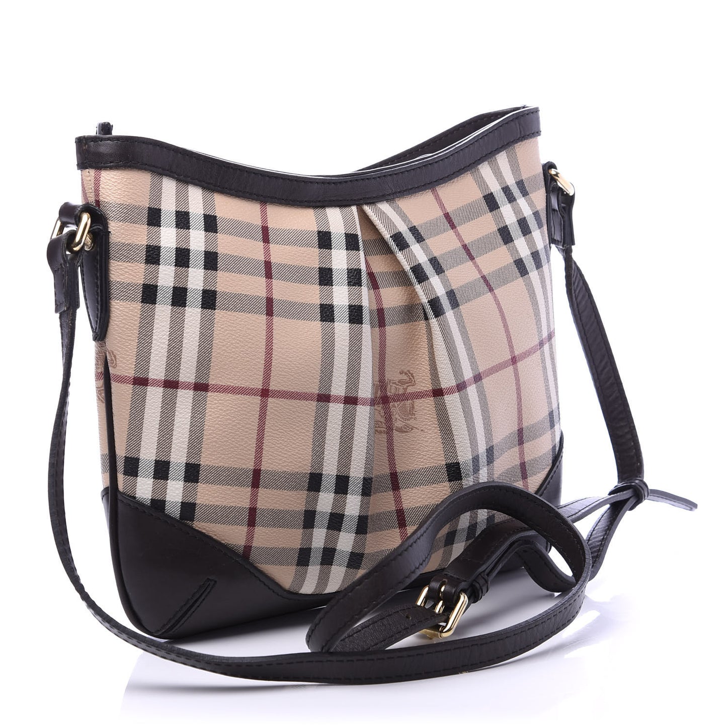 Haymarket Check Hartham Shoulder Bag Chocolate