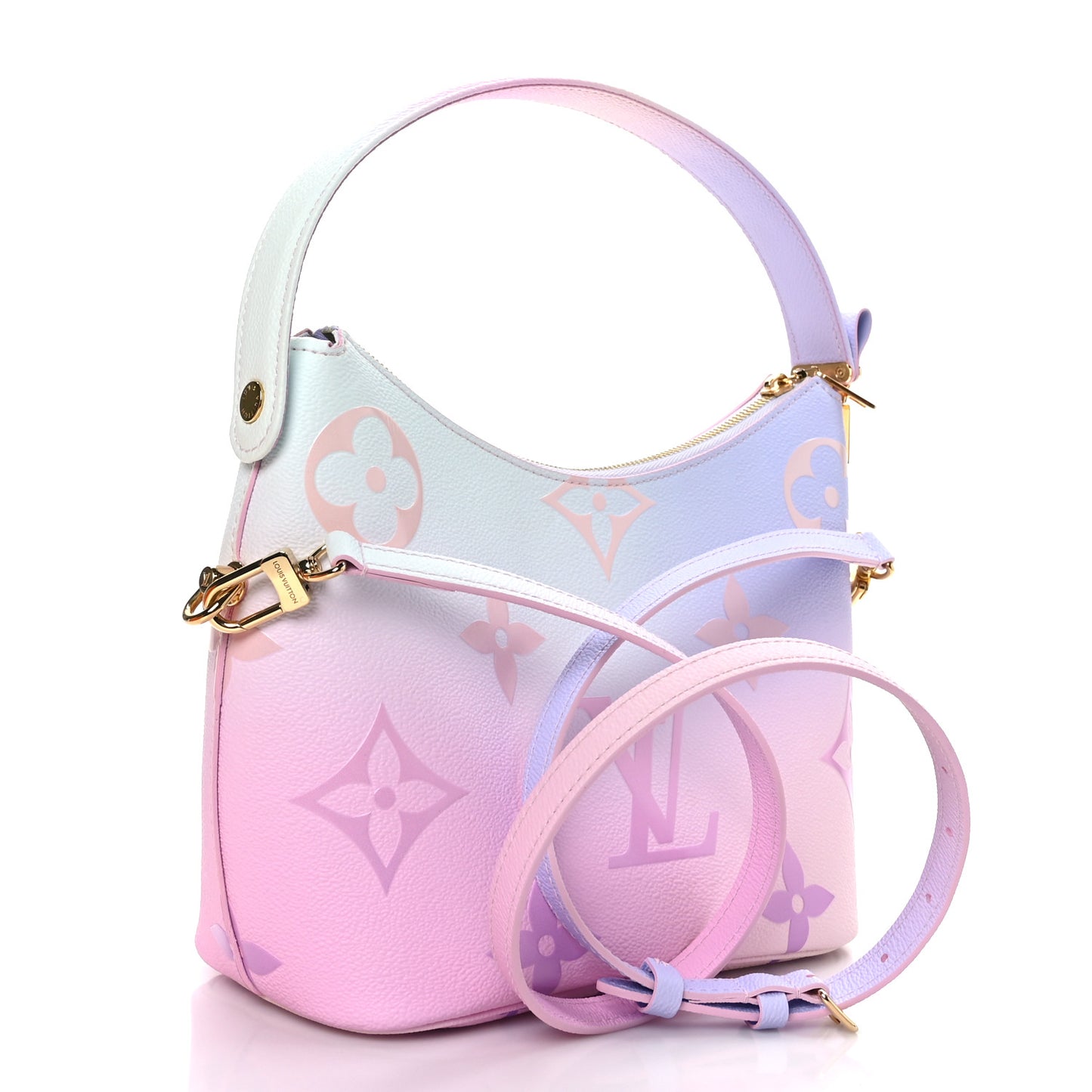 Monogram Giant Spring In The City Marshmallow Hobo PM Sunrise Pastel
