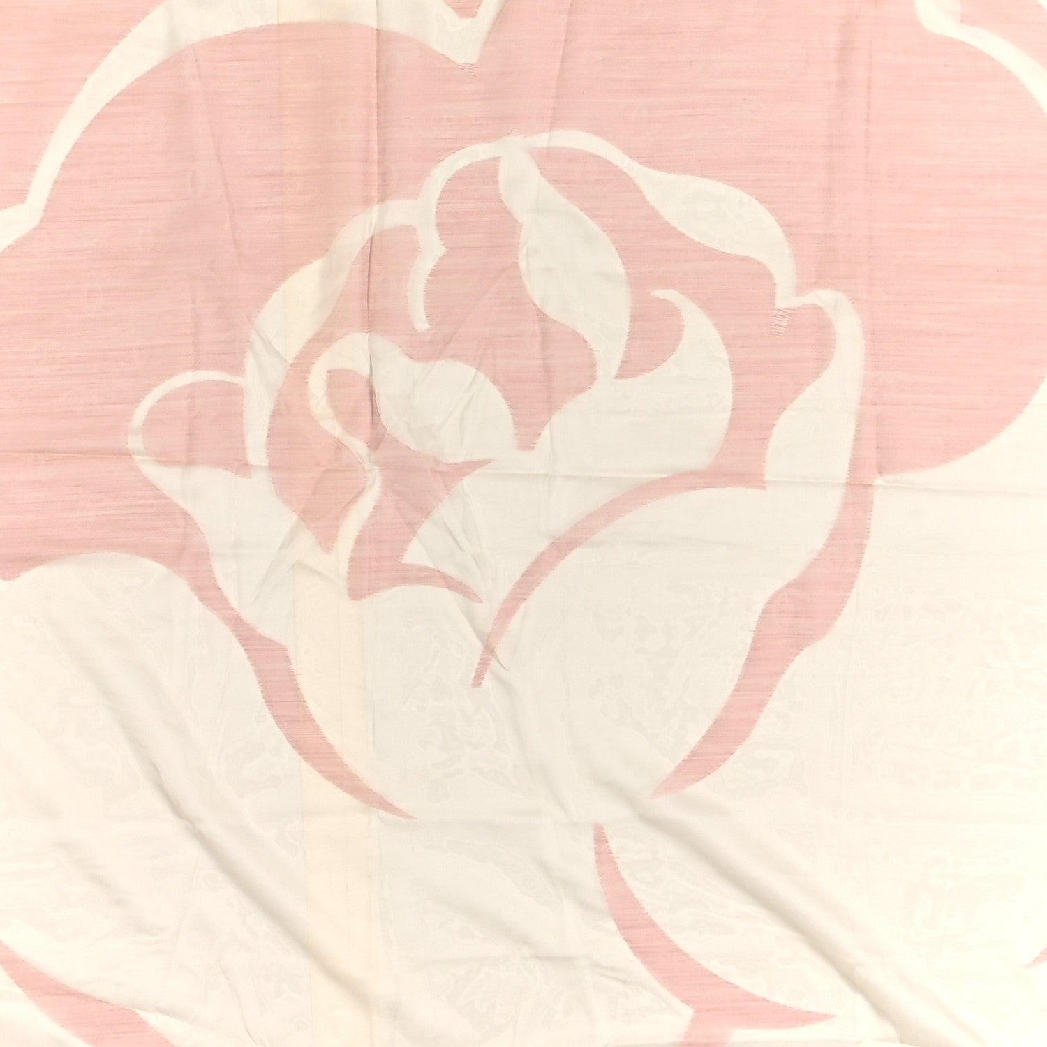 Chanel Silk CC Camellia Scarf Pink 2 of 3