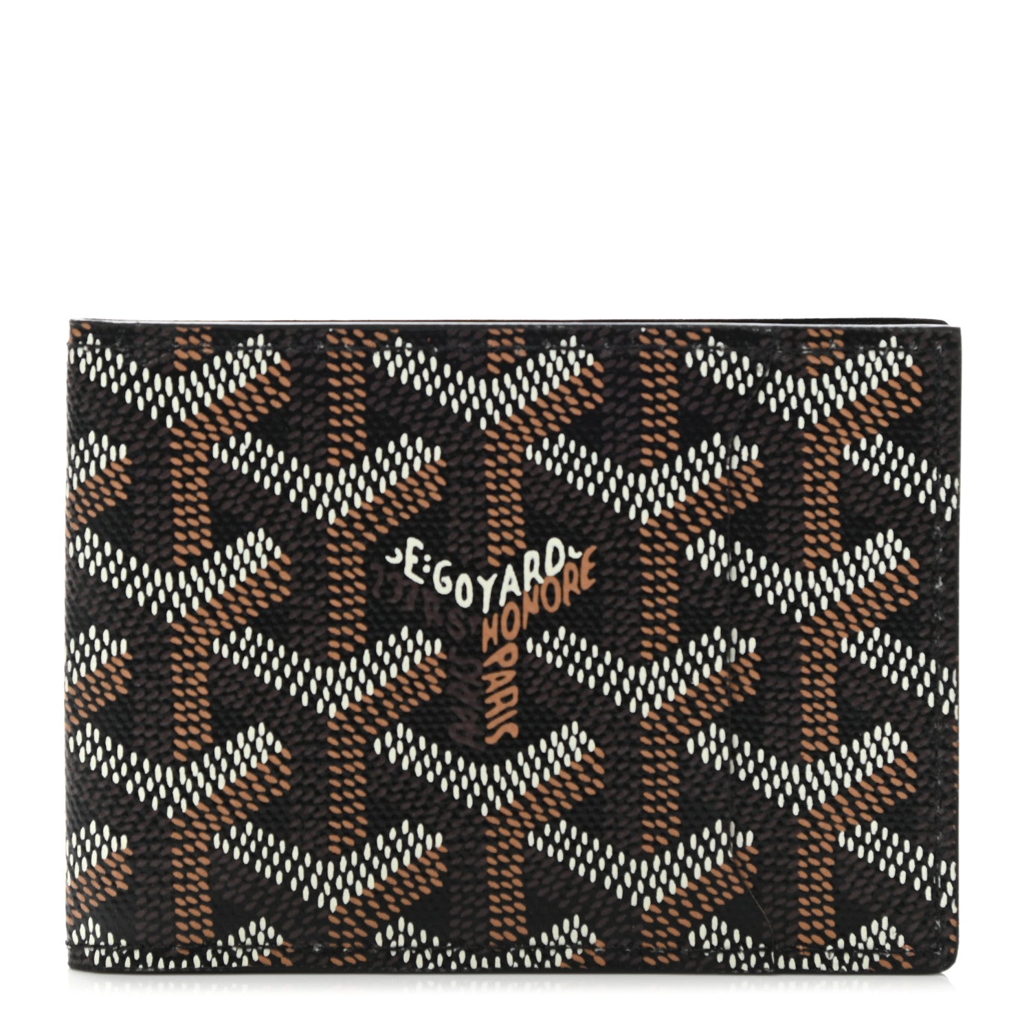 Goyard Goyardine Multi Slot Bi-Fold Wallet Black 1 of 8