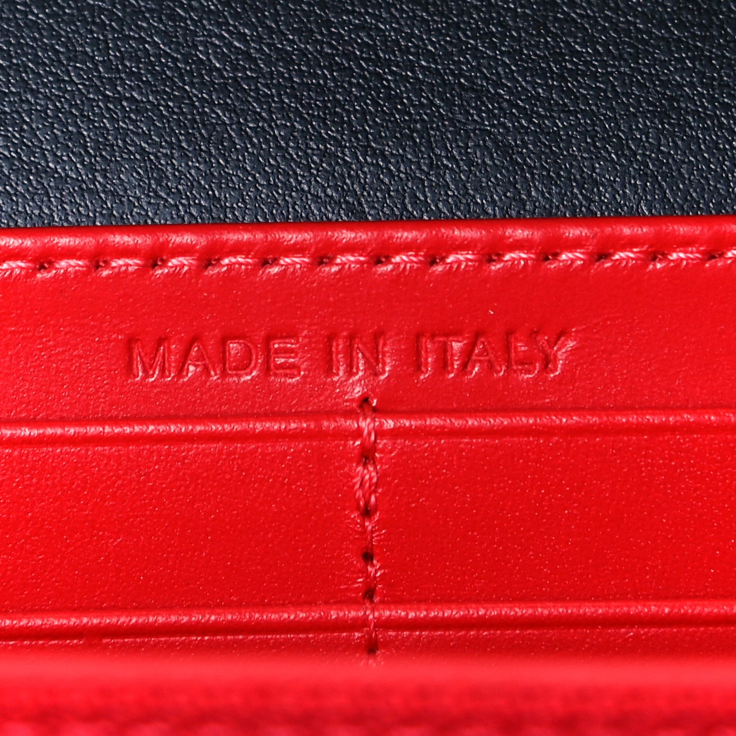 Patent Spiked Macaron Flap Wallet Leopard