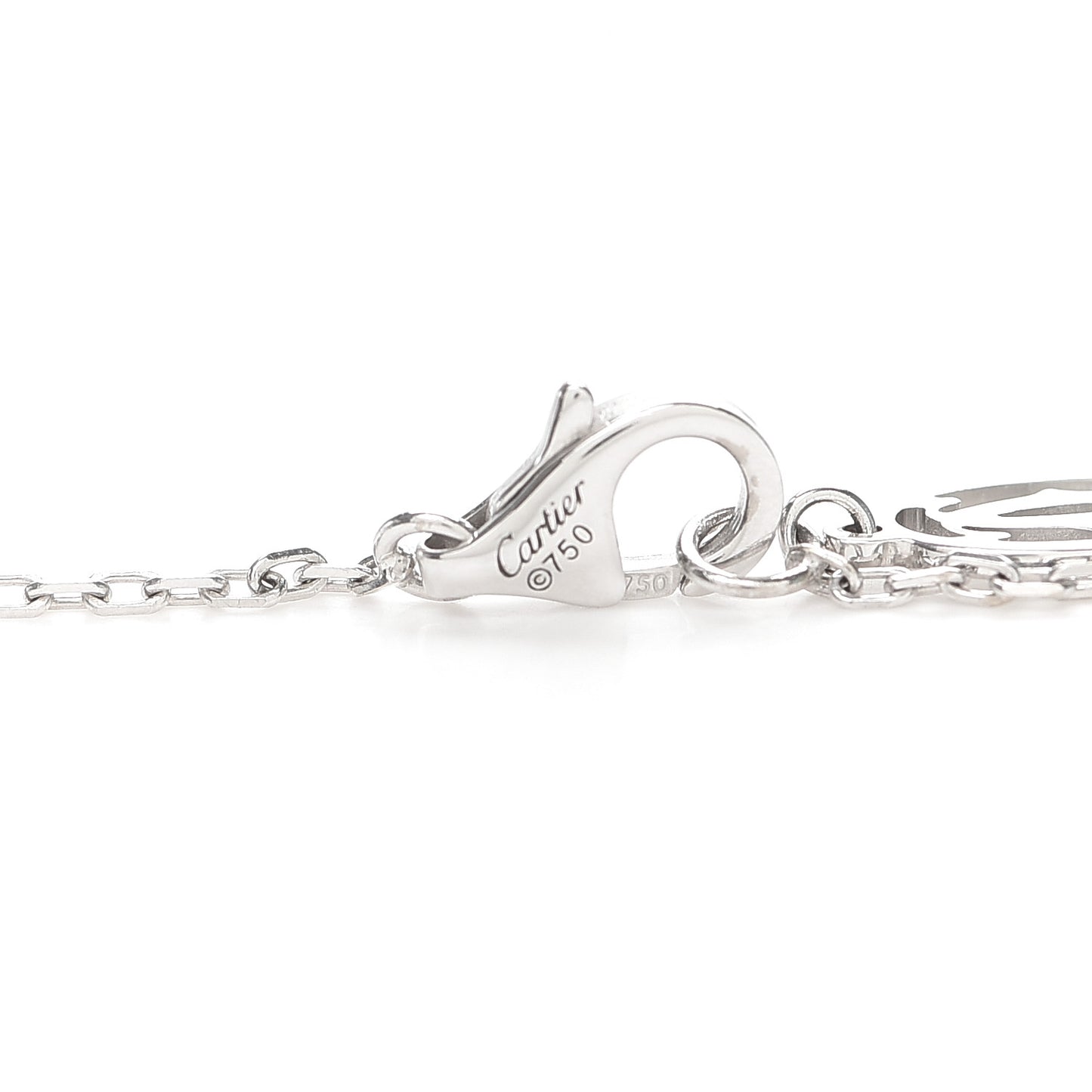 18K White Gold Diamond D'Amour Heart Pendant Necklace