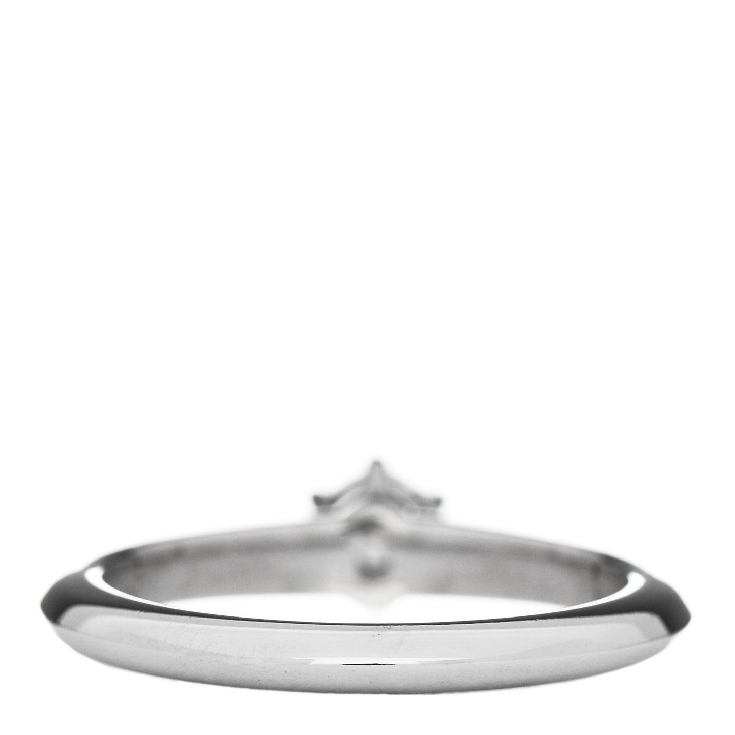 Platinum Diamond .27ct Solitaire Engagement Ring 49 5