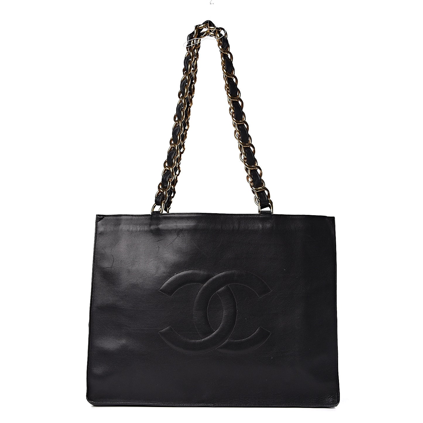 Calfskin CC Tote Black