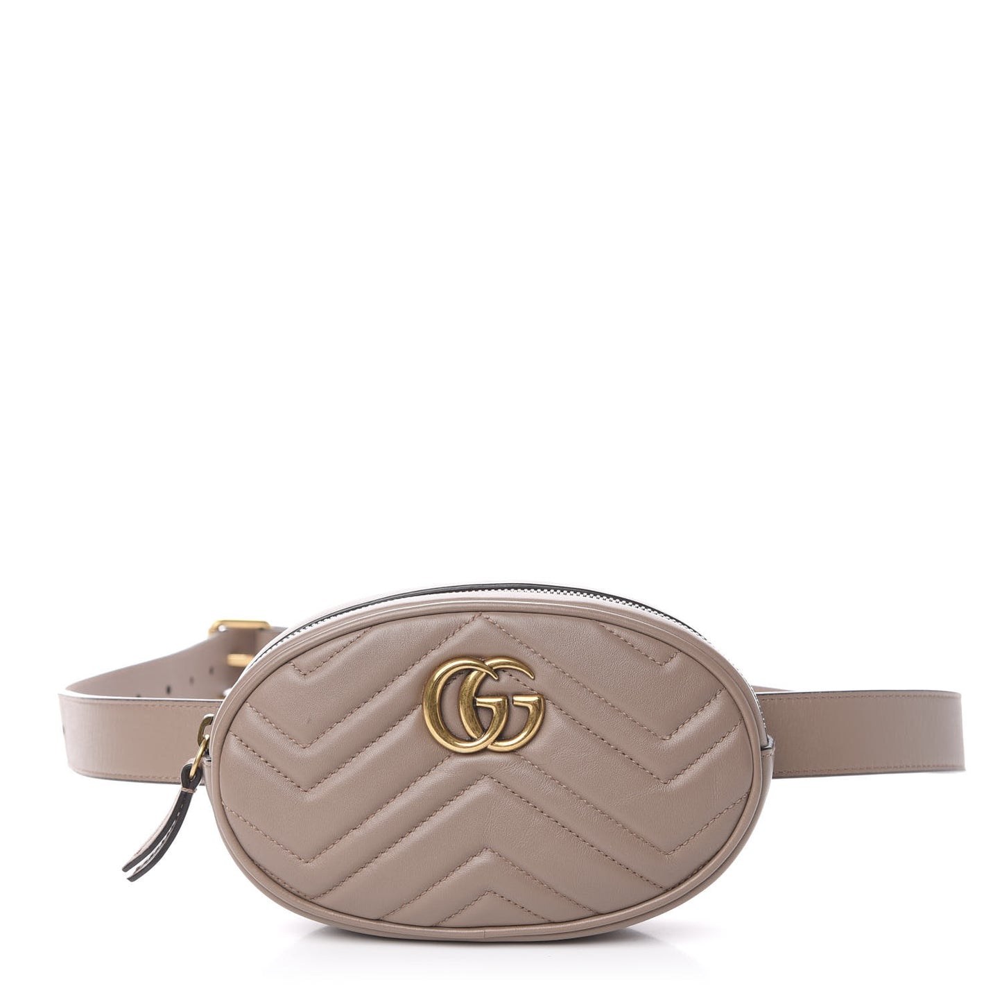 Calfskin Matelasse GG Marmont Belt Bag 95 38 Porcelain Rose