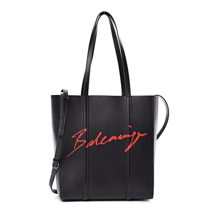 Balenciaga Supple Calfskin Signature Logo XS Everyday Tote Black 1 of 10