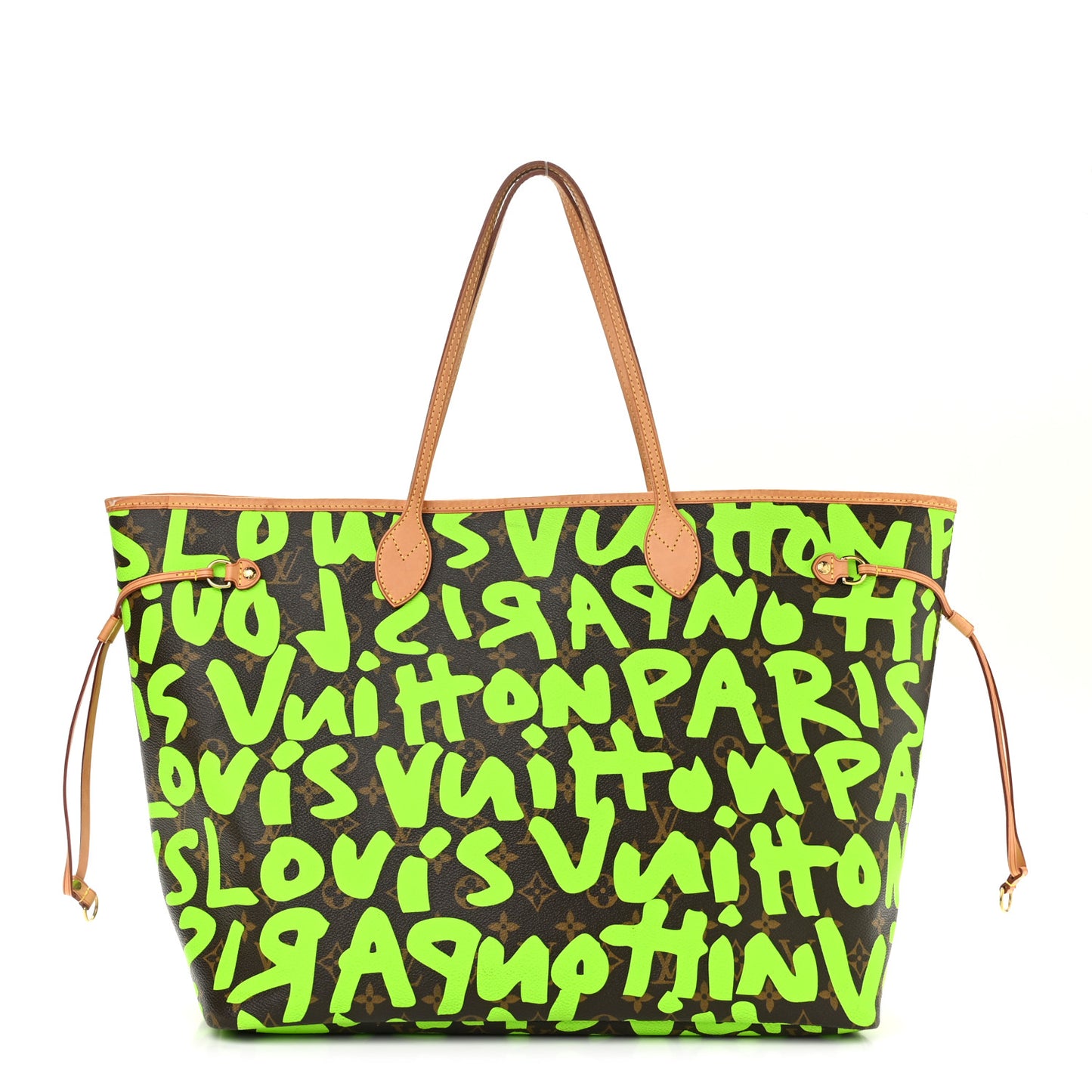 Monogram Graffiti Neverfull GM Green