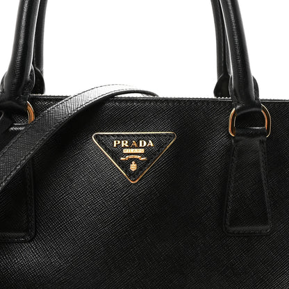 Prada Saffiano Lux Medium Galleria Double Zip Tote Black 6 of 8
