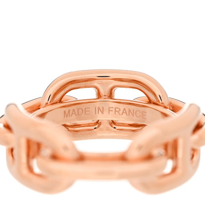 Hermes Plated Brass Regate Scarf Ring Plaqué Or Rose 4 of 5