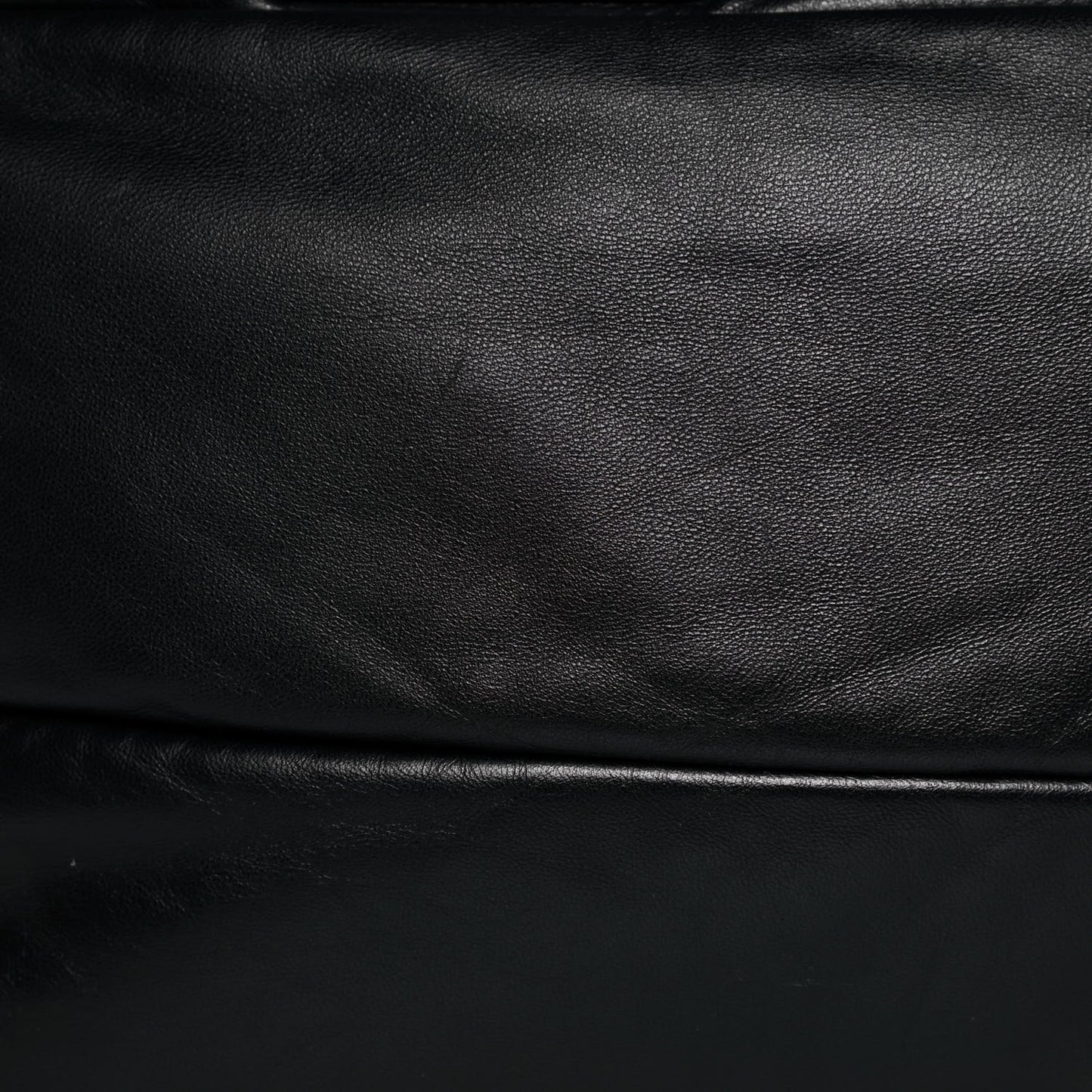 Lambskin Quilted Extra Large Coco Cocoon Reversible Tote Black