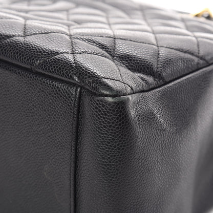 Chanel Caviar Quilted Grand Shopping Tote GST Black 11 of 13