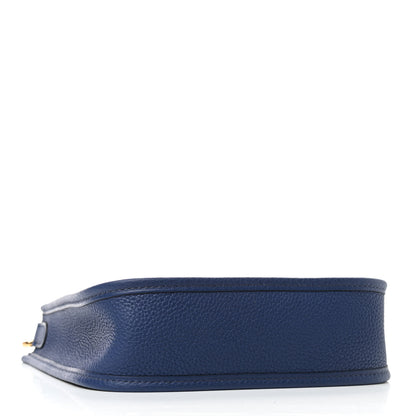 Hermes Taurillon Clemence Flipperball Sangle Evelyne TPM Bleu Saphir Black Bleu Saphir 3 of 8