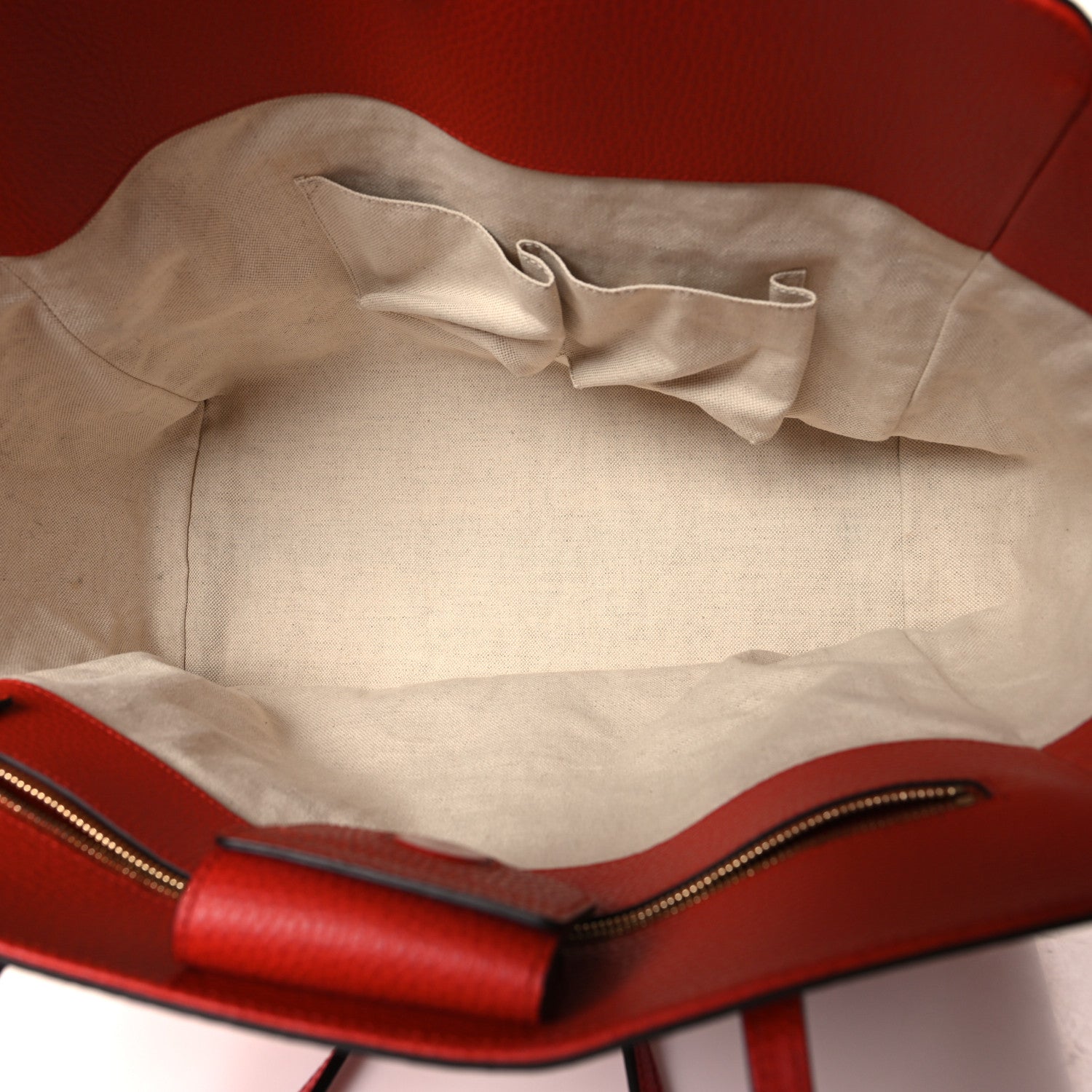 Gucci Dollar Calfskin Medium Swing Tote Red 5 of 10