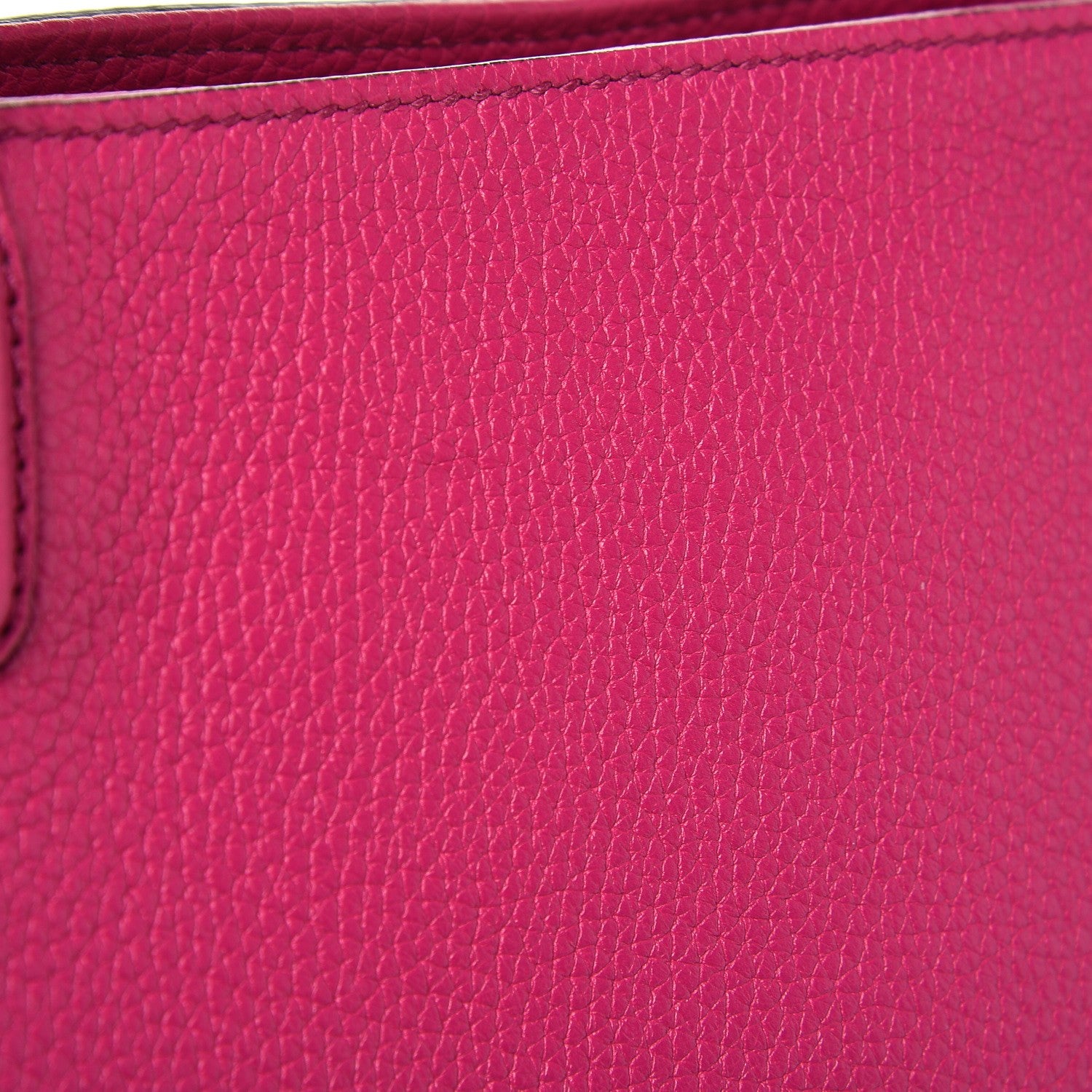 Gucci Pebbled Calfskin Small Soho Top Handle Bag Bright Bougainvillea 9 of 10