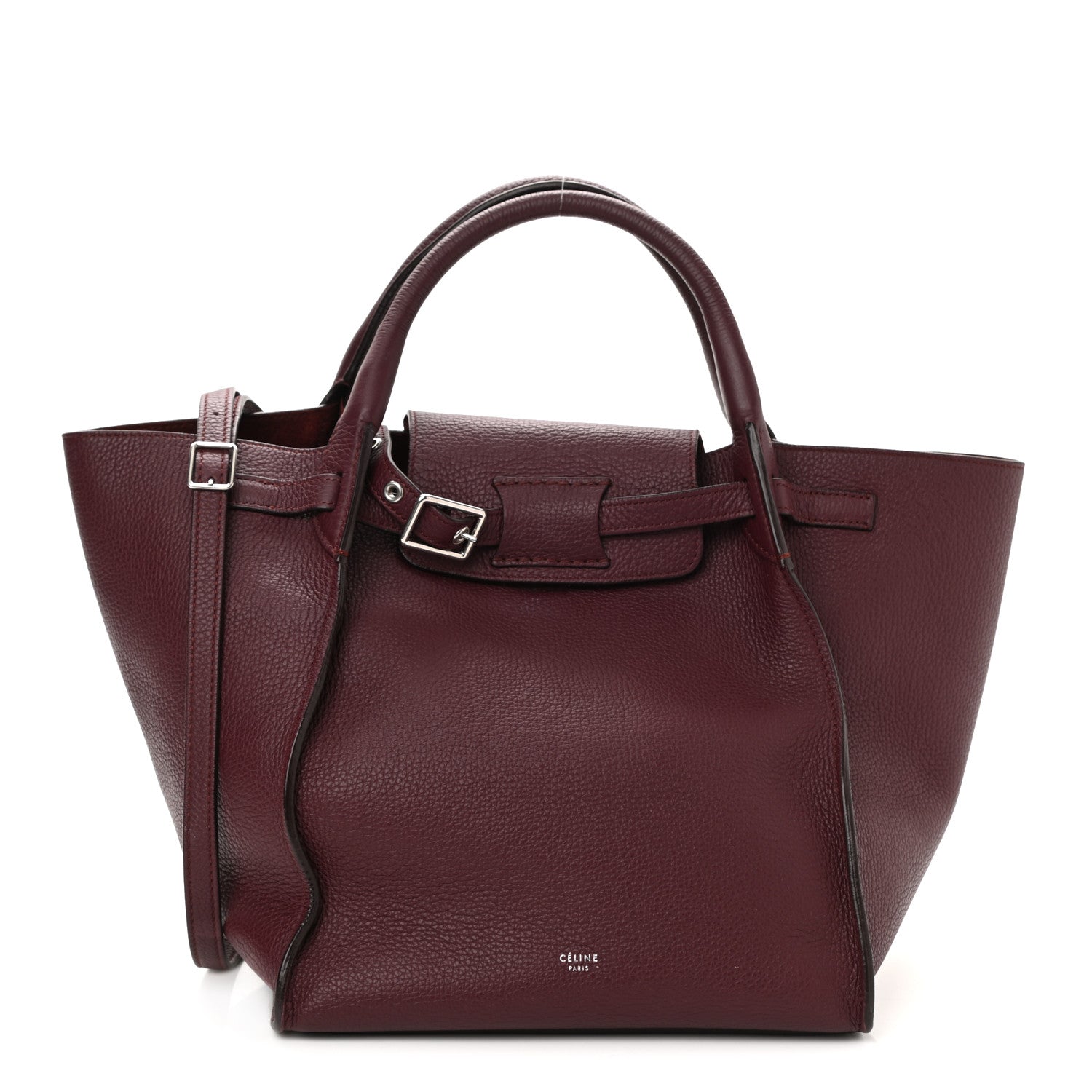 Celine Supple Grained Calfskin Small Big Bag Wine 1 of 11