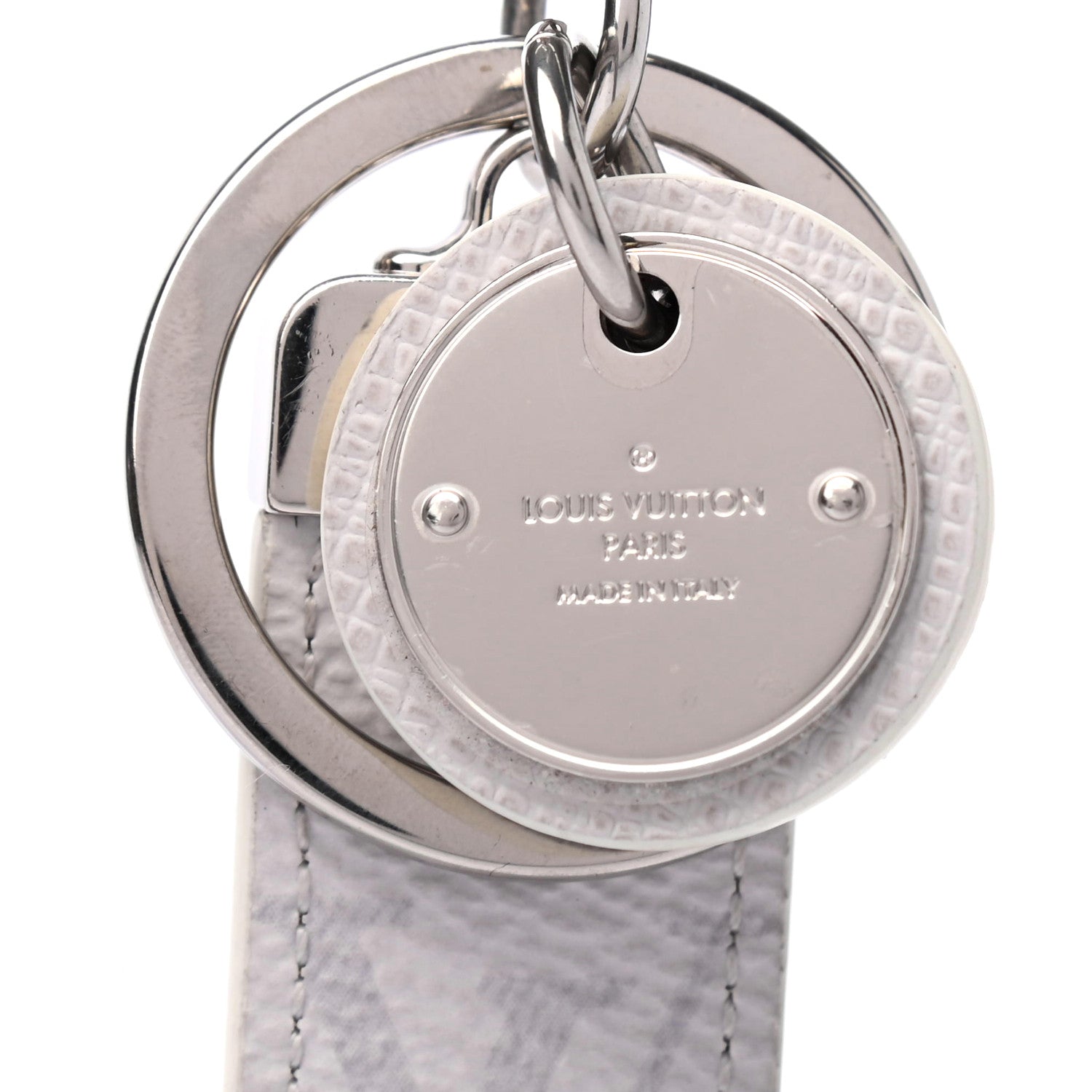 Louis Vuitton Monogram Neo LV Club Bag Charm Key Holder White 3 of 4