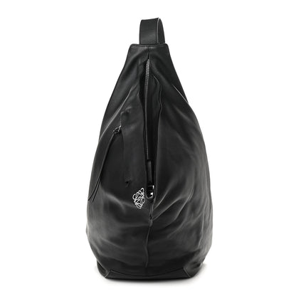 Loewe Grained Calfskin Sling Hobo Black 1 of 10