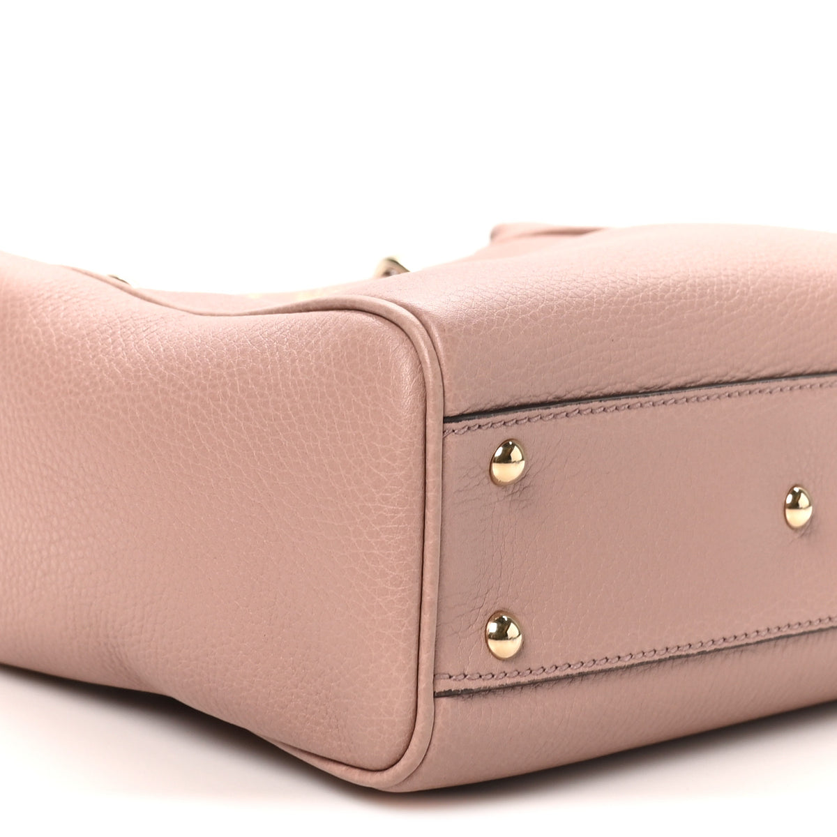 Calfskin Mini Bamboo Shopper Tote Dark Cipria