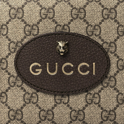 Gucci GG Supreme Monogram Web Neo Vintage Shoulder Bag Beige New Acero Crop 9 of 11
