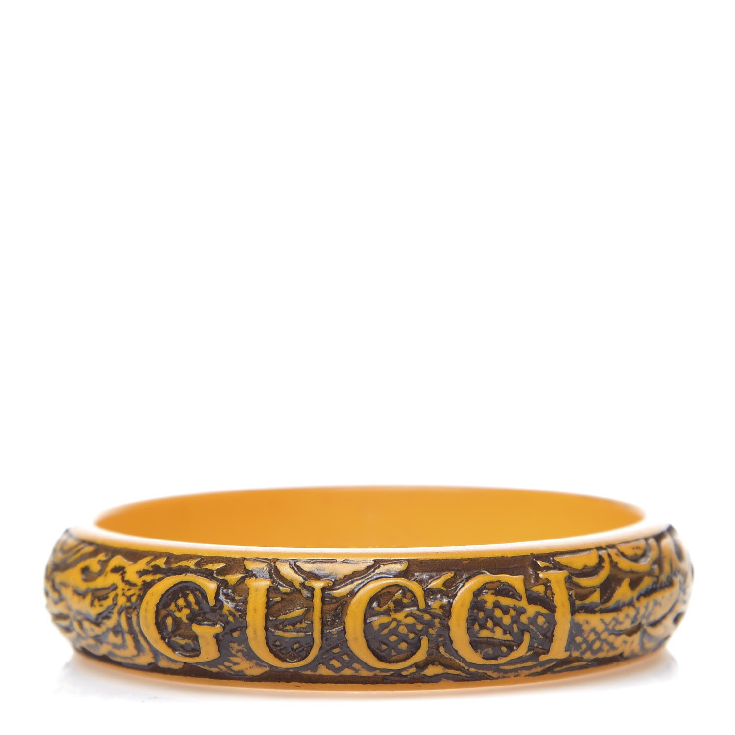 Gucci Resin Flora Bracelet L Giallo 1 of 7
