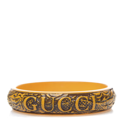 Gucci Resin Flora Bracelet L Giallo 1 of 7