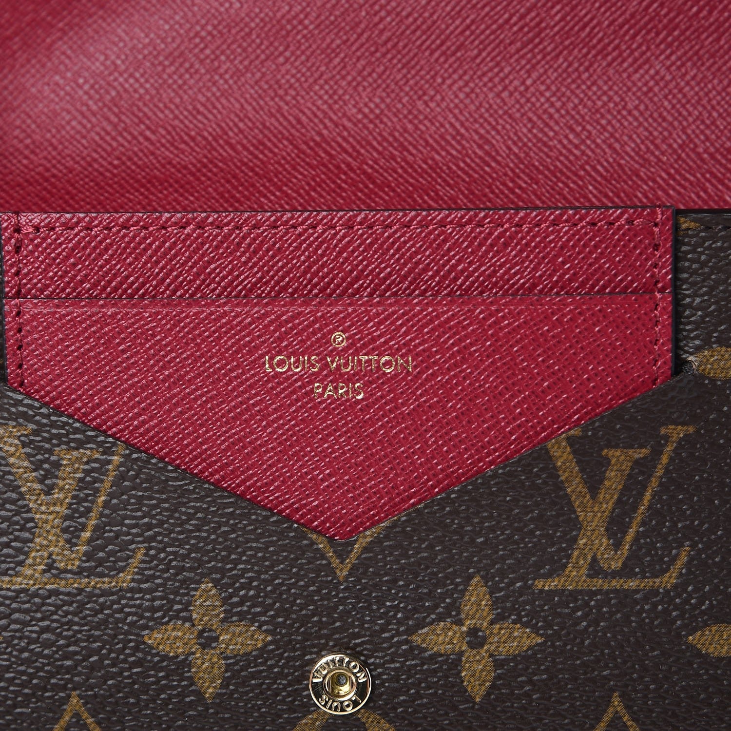 Louis Vuitton Monogram Jeanne Wallet Fuchsia 6 of 8