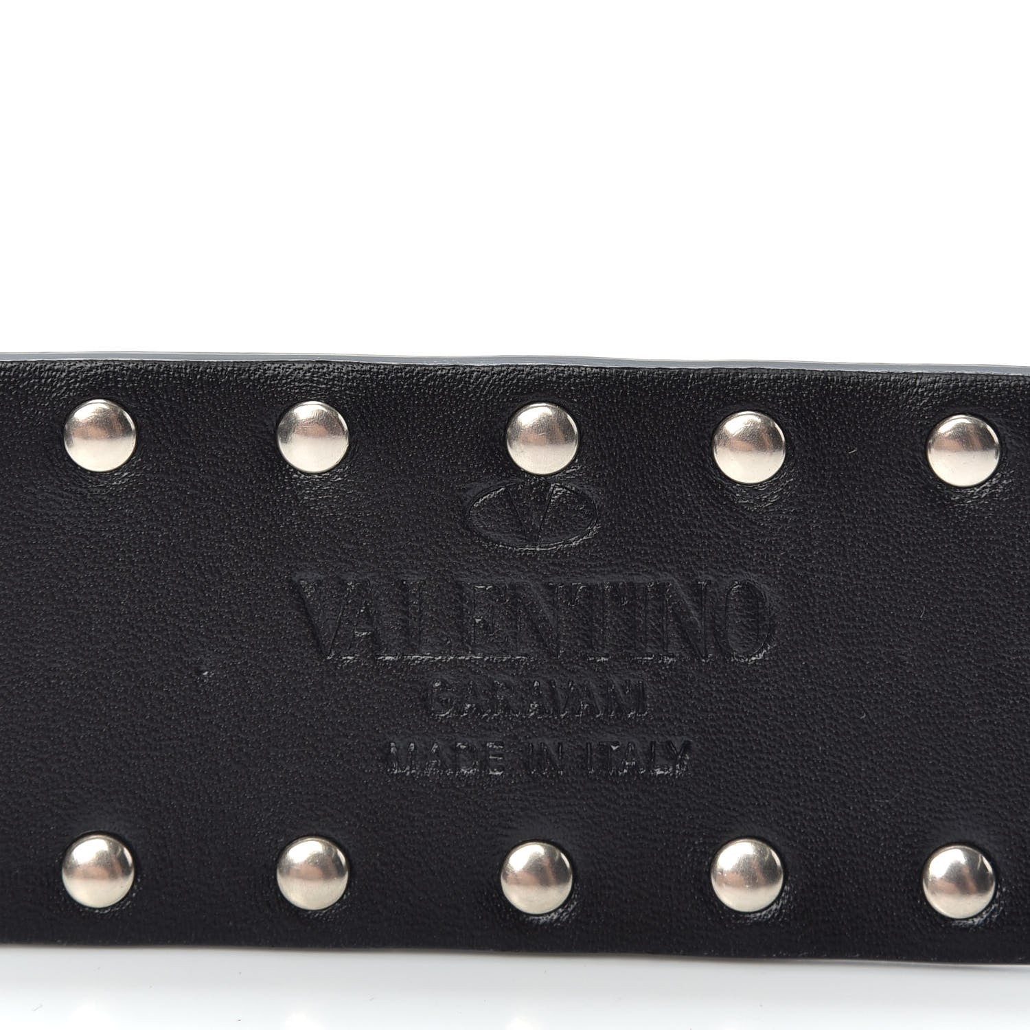 Valentino Garavani Lambskin Rockstud Spike Shoulder Strap Black 3 of 3