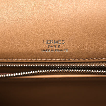 Hermes Toile H Swift Kelly Sellier 28 Ecru Biscuit 6 of 14