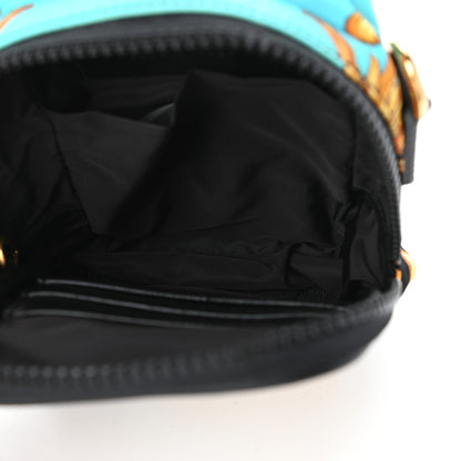 Versace Nylon Baroque Print Small Crossbody Bag Black 5 of 9