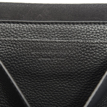 Burberry Grainy Calfskin Embossed Small Messenger Black 6 of 12