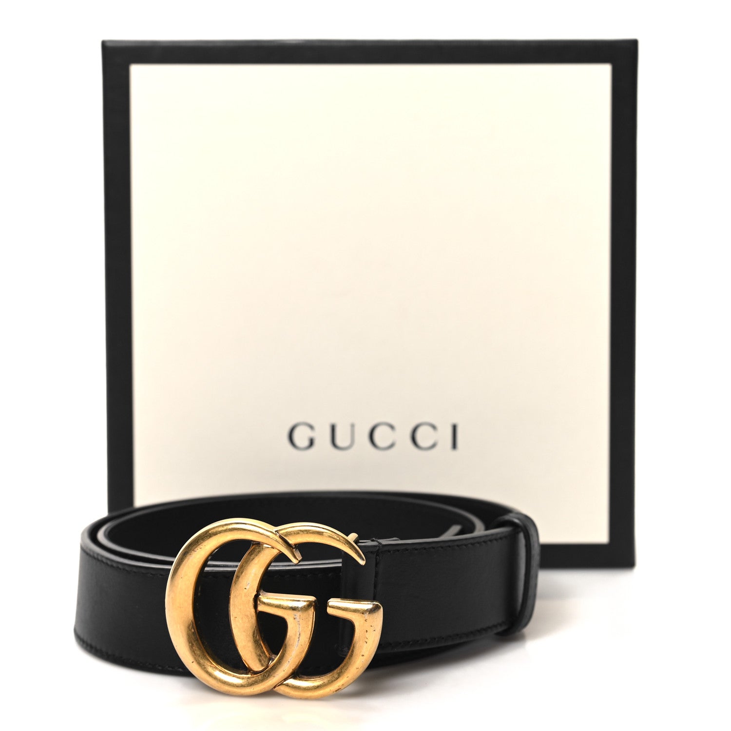 Gucci Moon Calfskin Double G 30mm Belt 75 30 Black 6 of 6