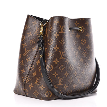 Louis Vuitton Monogram Neonoe MM Black 3 of 10