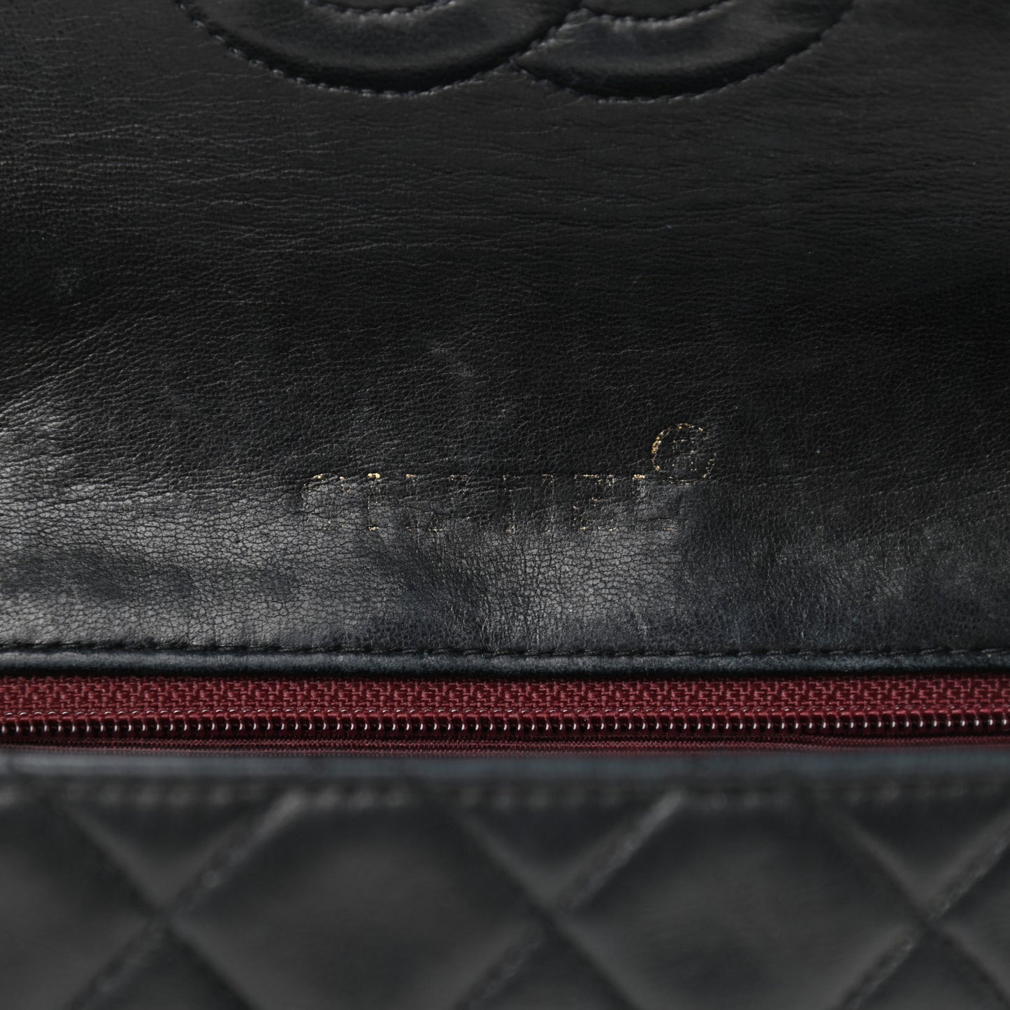 Lambskin Quilted Mini Square Flap Bag Black