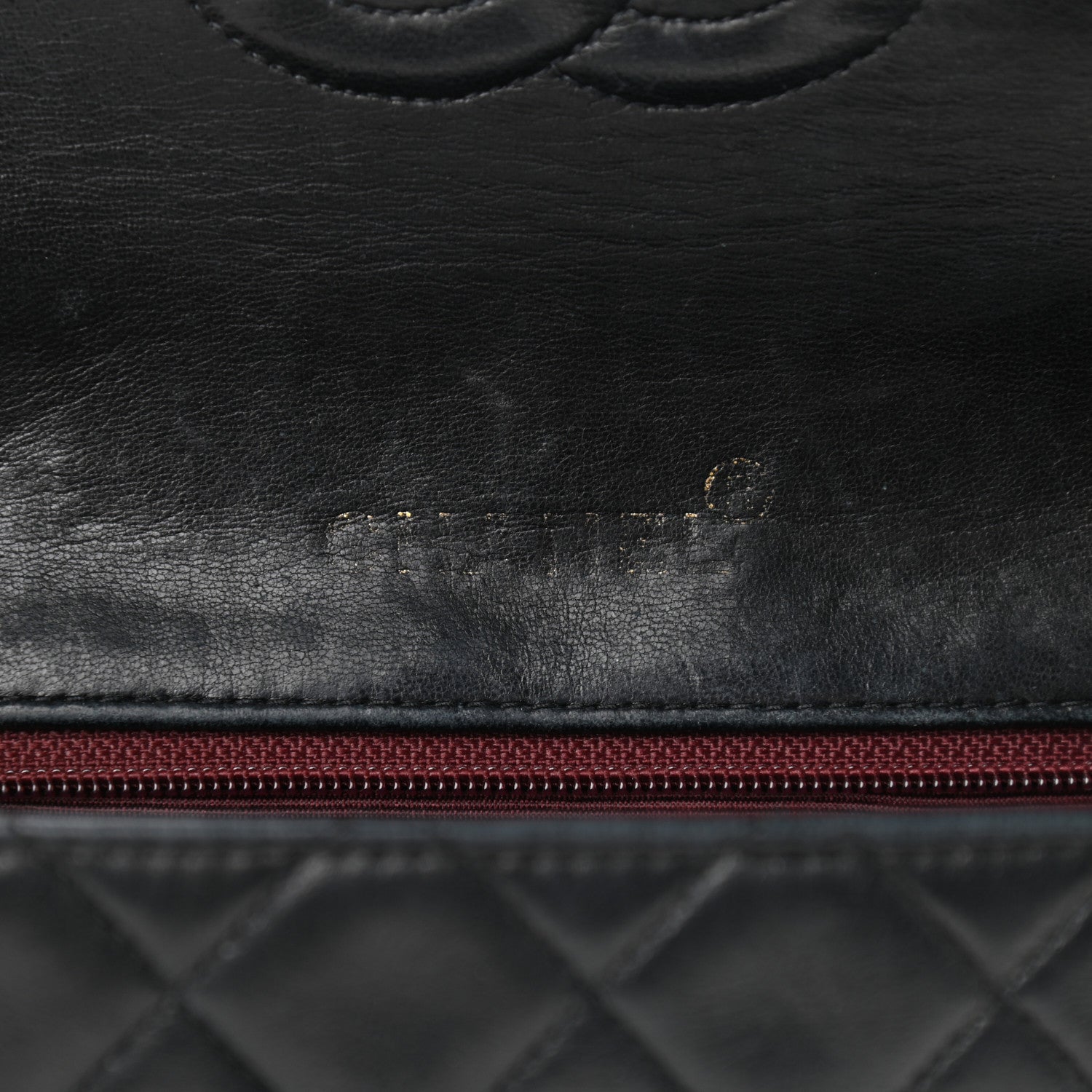 Chanel Lambskin Quilted Mini Square Flap Bag Black 6 of 12