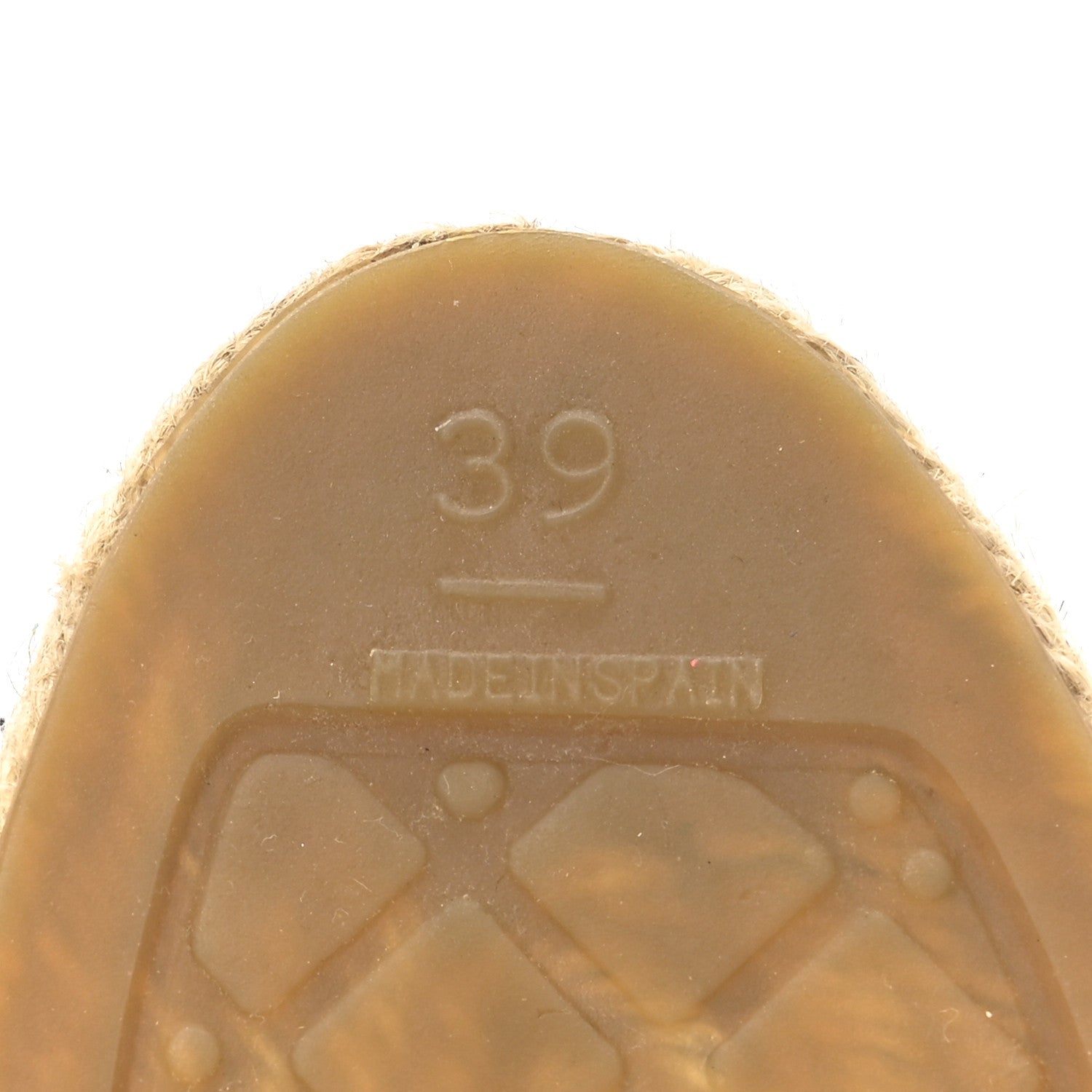 Chanel Laminated Lambskin Grosgrain CC Espadrilles 39 Gold Black 6 of 10