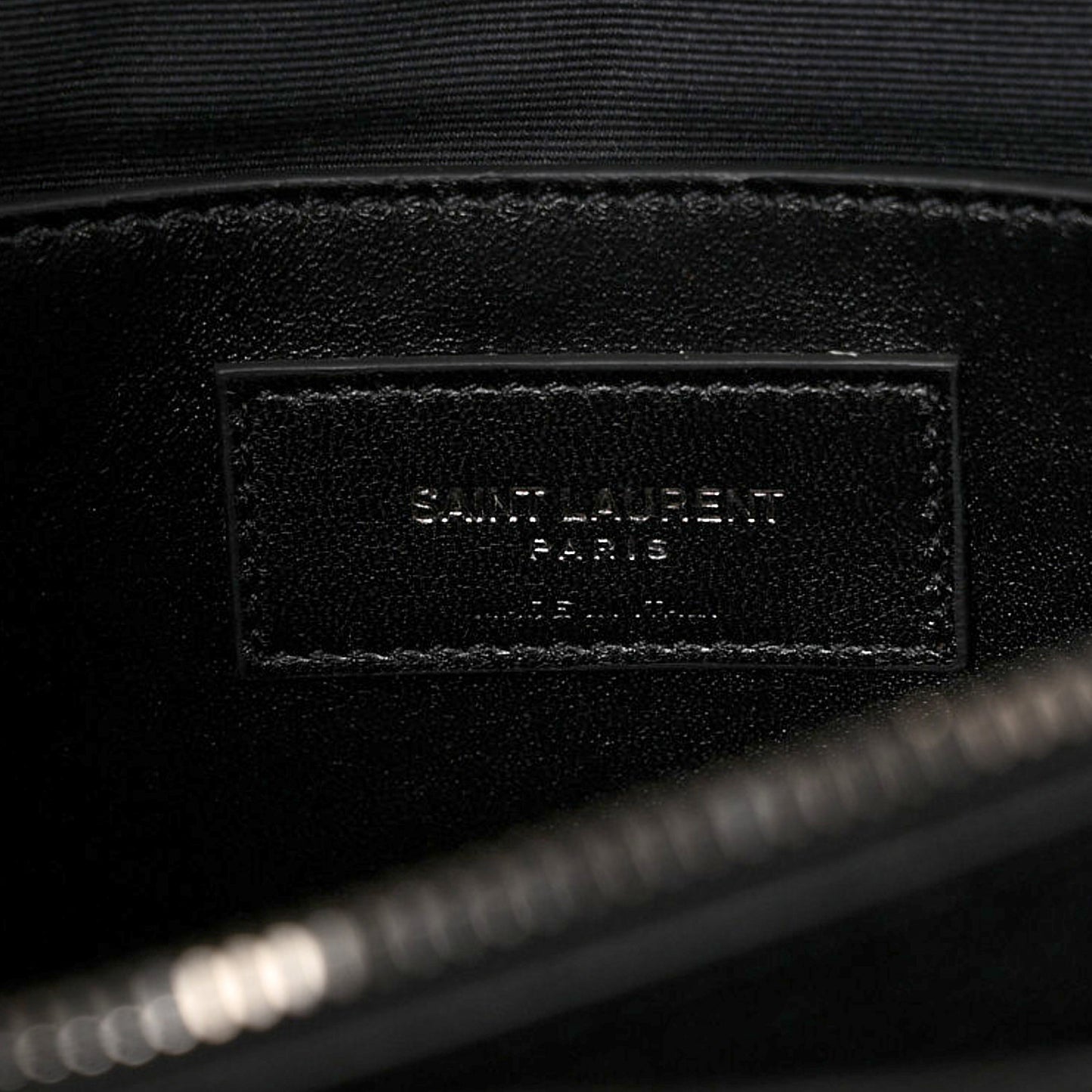 Calfskin Mixed Matelasse Triquilt Large Monogram Satchel Black