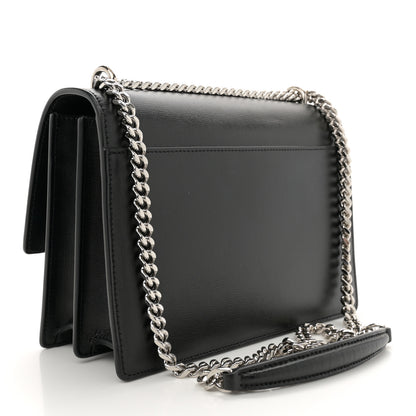 Saint Laurent Calfskin Medium Monogram Sunset Black 3 of 9