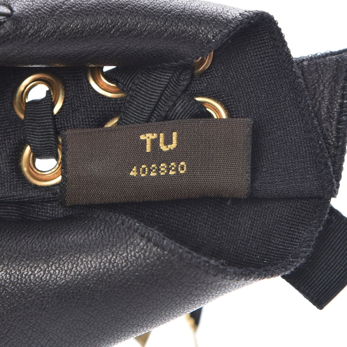 Lambskin Fingerless Gloves Black