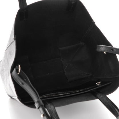 Celine Grained Calfskin Small Vertical Cabas Black 5 of 7