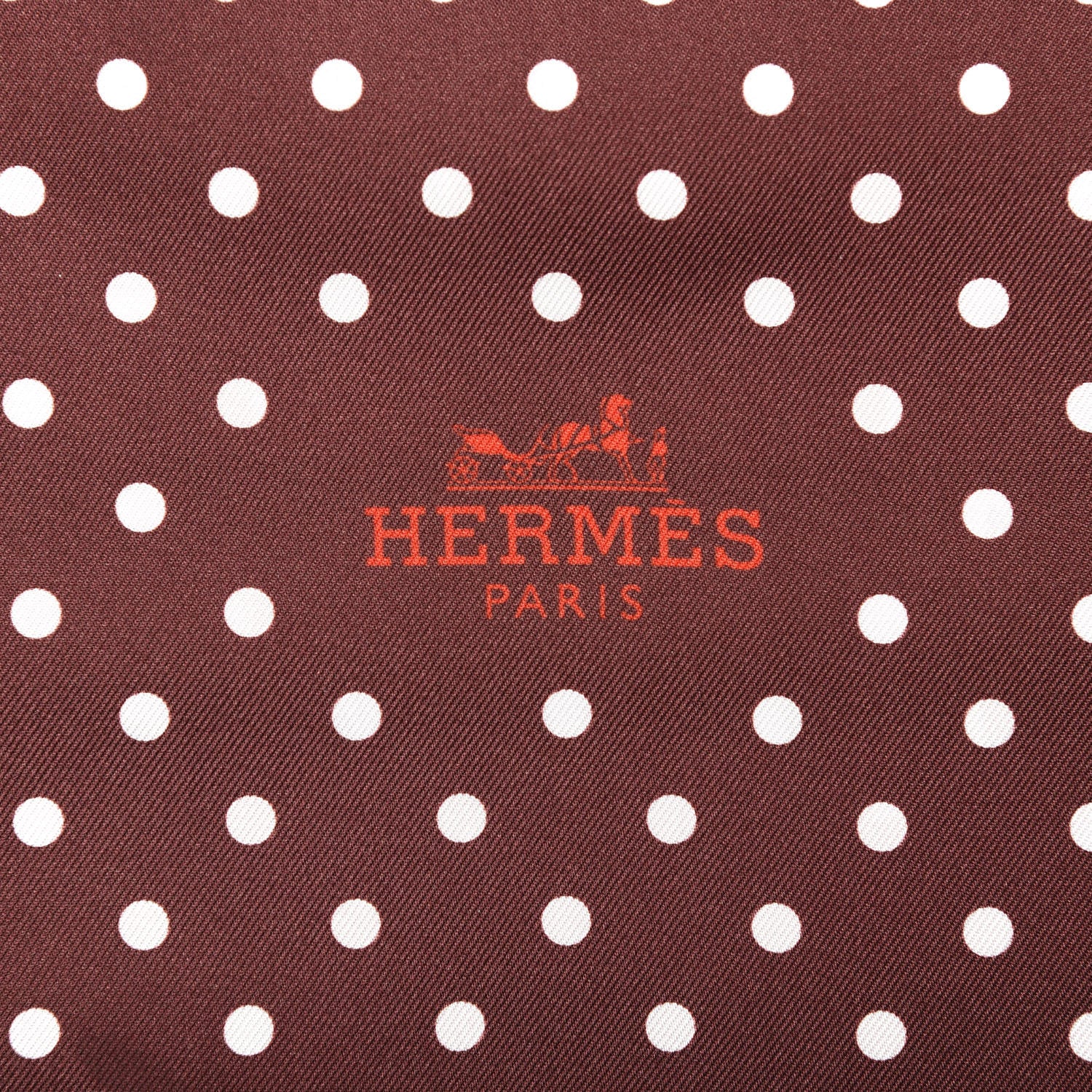 Hermes Silk Lettres Et Pois Maxi Twilly Cut 2 of 3