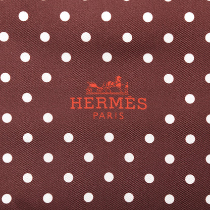 Hermes Silk Lettres Et Pois Maxi Twilly Cut 2 of 3