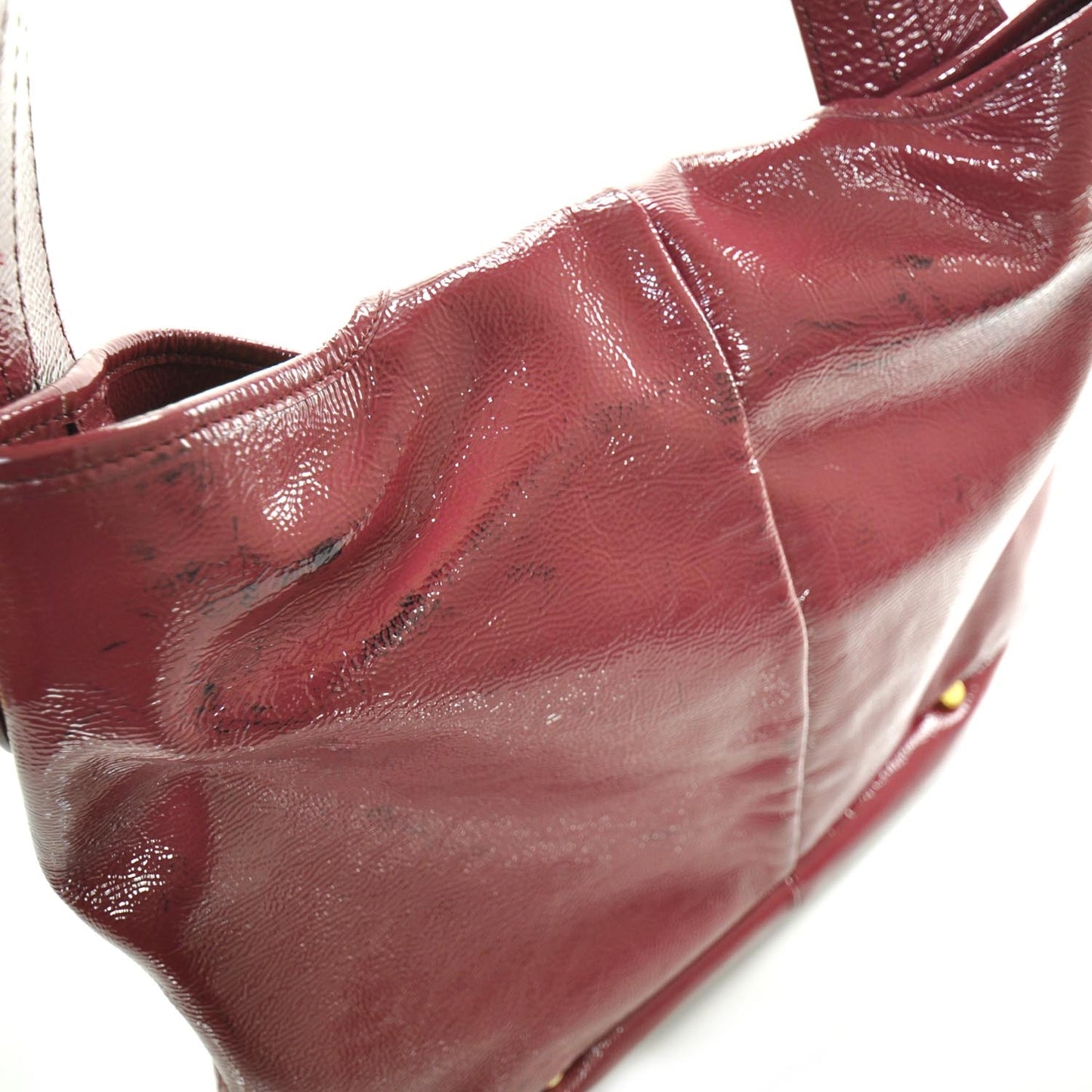 Patent Capri Flap Pink
