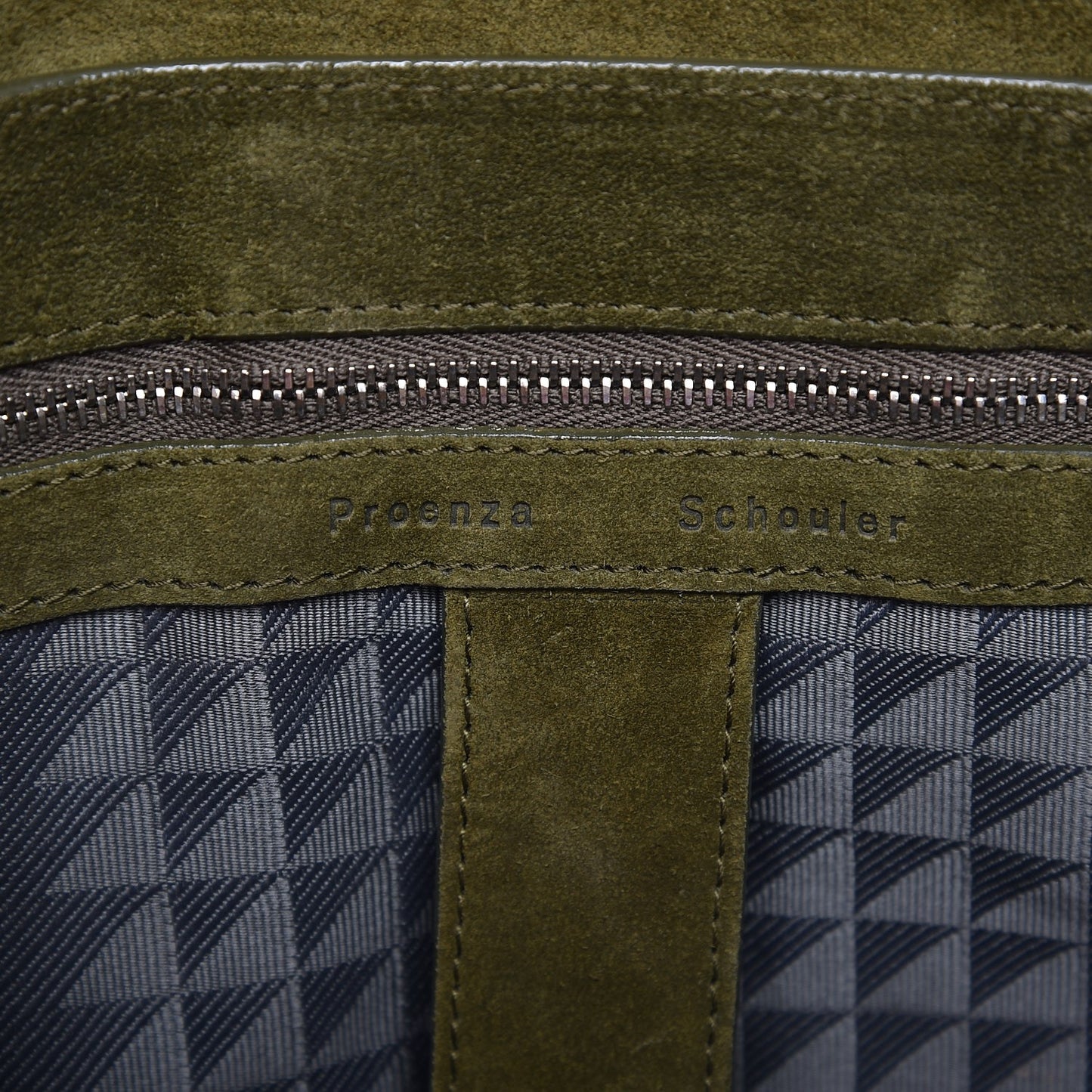 Suede PS1 Medium Satchel Olive
