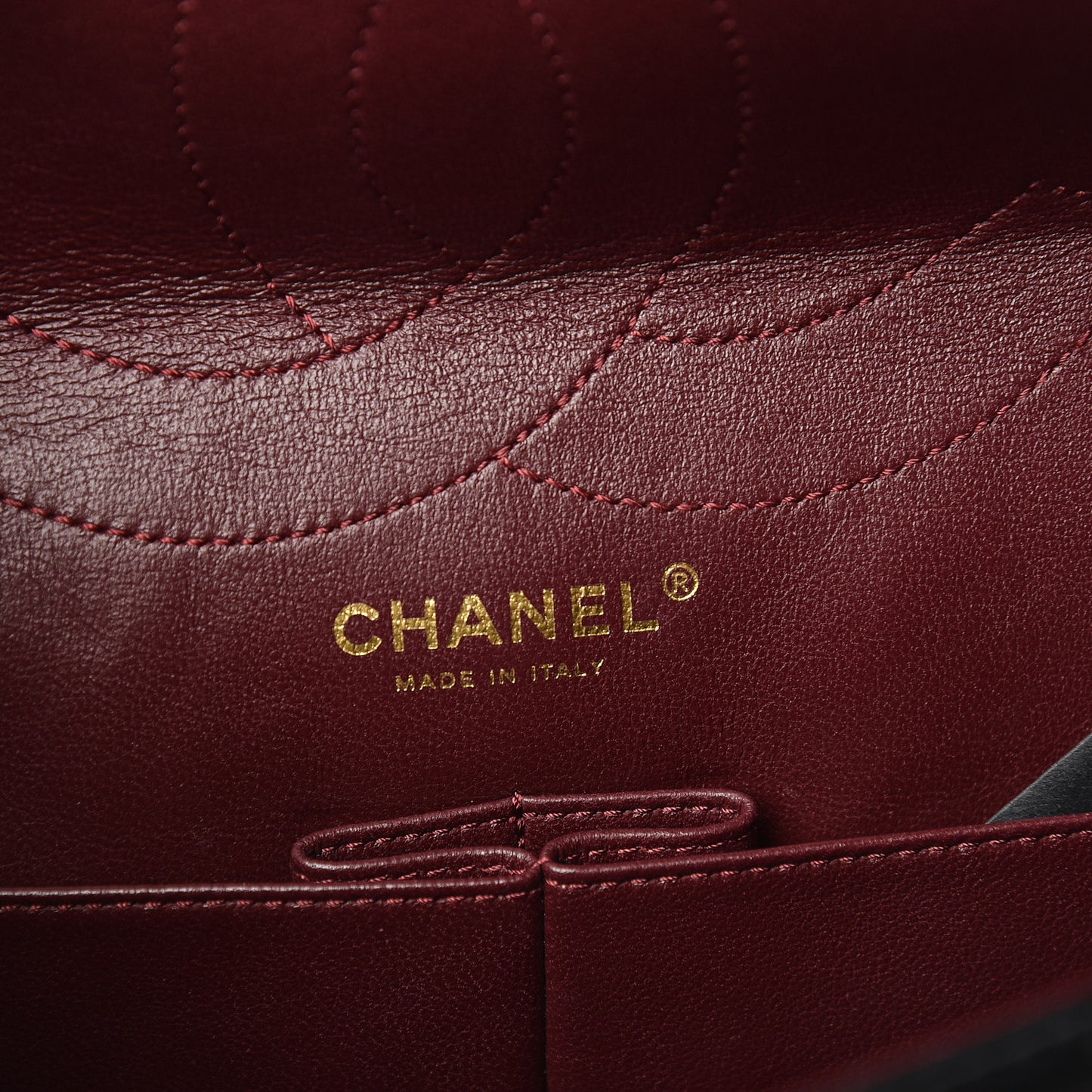 Aged Calfskin Quilted 2.55 Reissue 227 Flap Black
