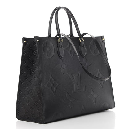Louis Vuitton Empreinte Monogram Giant Onthego GM Black 3 of 11