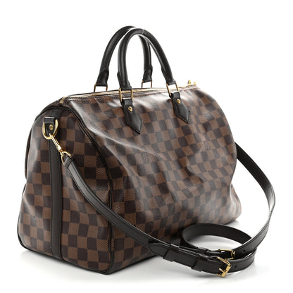 Louis Vuitton Damier Ebene Speedy Bandouliere 35 2 of 14