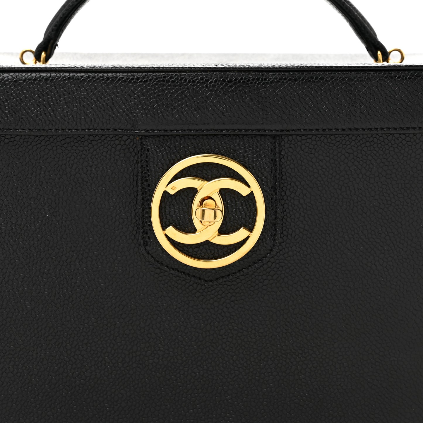 Caviar Vanity Train Case Black