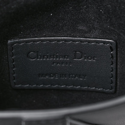 Christian Dior Ultra Matte Calfskin Saddle Belt Bag Black 6 of 11