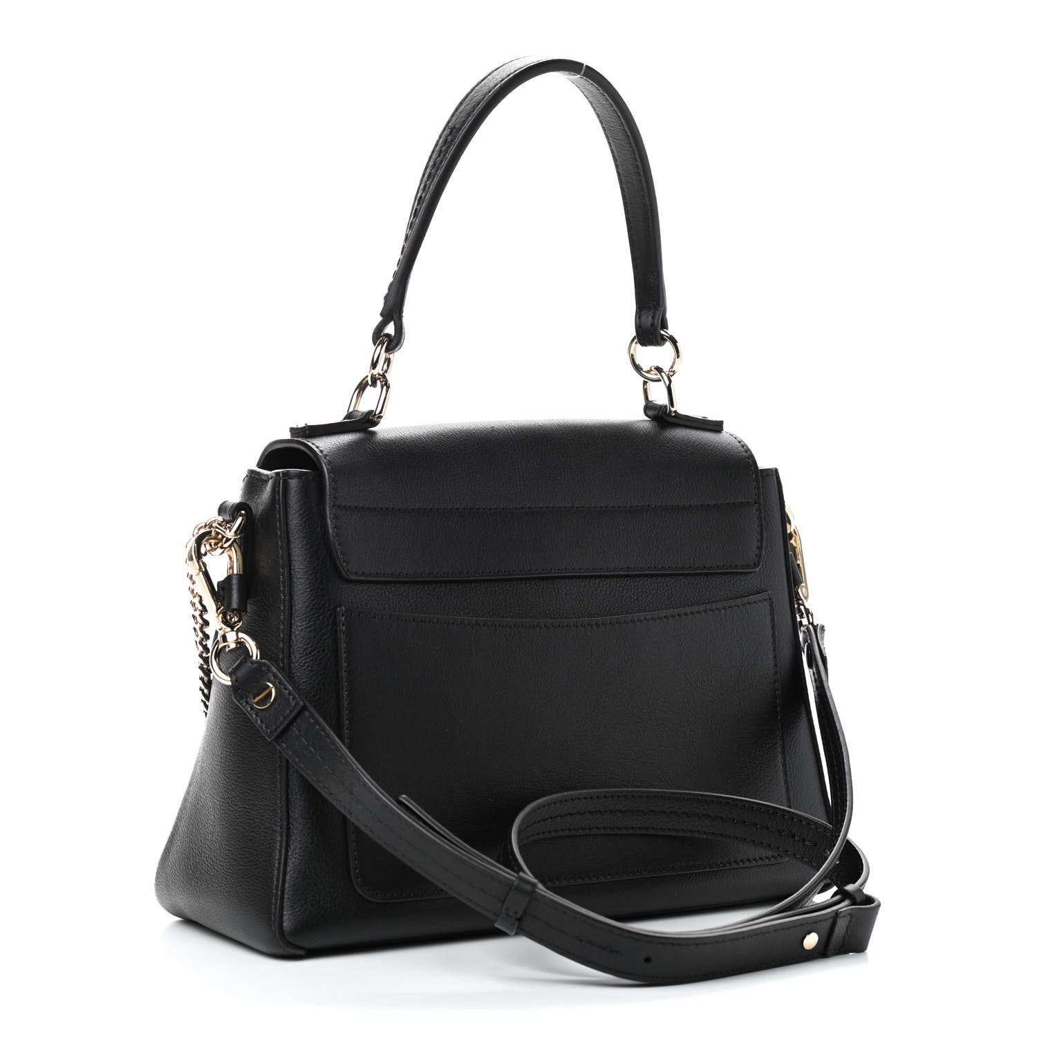 Chloe Calfskin Small Faye Day Shoulder Bag Black 3 of 8