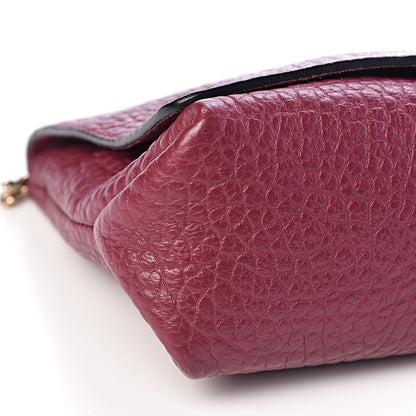 Burberry Signature Grain Medium Mildenhall Crossbody Bag Dark Plum 7 of 12